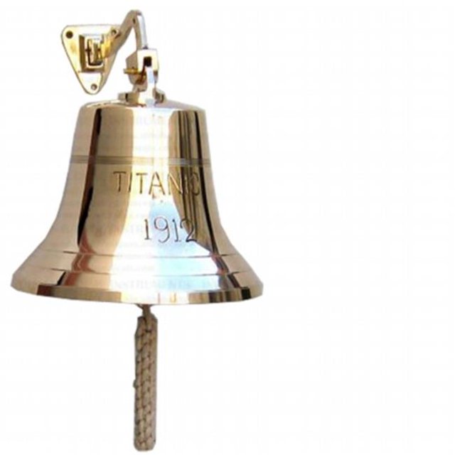 Old Modern Handicrafts ND048 Titanic Ship Bell - 8 inches