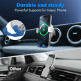 thumbnail image 3 of Wireless Car Charger,15W Fast Phone Wireless Charger for Car Auto Clamping,Wireless Car Charger Mounts for iPhone 17 16 15 14 13 12 11 Pro Max Xs,Support Smart Phone, 3 of 8