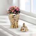 thumbnail image 2 of GUOOL Modern Ginger Jar with Lid Storage Crafts Decorative Collectable Porcelain Jar, 2 of 8