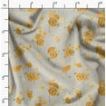 thumbnail image 2 of Soimoi Cotton Cambric Yellow Fabric By the Yard - 42 Inch Wide - Florals Print Fabric - Elegant and Timeless Patterns for Fashion and Home Decor Printed Fabric, 2 of 6