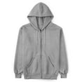 thumbnail image 5 of Womens Ultimate Heavyweight Zip Up Hoodie Jacket Loose Fit Fleece Essentials Oversized Outerwear, 5 of 7