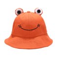 thumbnail image 1 of Rana Lindo Sombrero De Sombrilla De Verano Gorra De Rana Gorra De Pescador Sombrero De Cubo De Animal Sombrero De Cubo De Rana Elegante Con Ojos Y Sonrisa Guardurnaity OD009828-05, 1 of 6