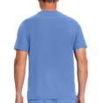 thumbnail image 4 of Scrubs for Men & Women V-Neck Short Sleeved Scrub Top Multi Pocke Soft Stretchy Easy Care Nursing Uniform Work Clothes, 4 of 7