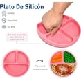 thumbnail image 4 of Juego de Vajilla para Bebé de Silicón, Rosa, Bluelander CBHH-0105, 4 of 5