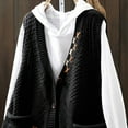 thumbnail image 4 of Roncen Women's Spring Sweaters Vest 2026 Sleeveless Button Down Cropped Pockets Chunky Knit Cardigan Trendy Tank Tops, 4 of 5