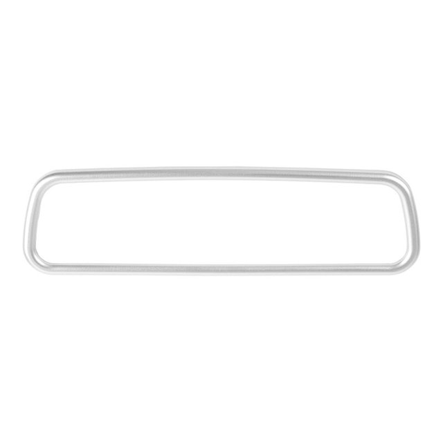 Pegatinas decorativas para marco de espejo retrovisor interior de automóvil para Jimny 2019 2020 Accesorios, Plata