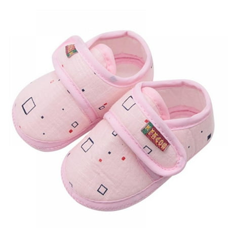 

Baby Boys Girls Shoes Sneaker Soft Anti-Slip Sole Newborn Infant First Walkers Shoes