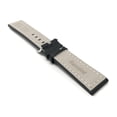thumbnail image 4 of 22mm Racer, White Stitching, Leather Watch Strap Band, Stainless Steel Buckle, 4 of 7