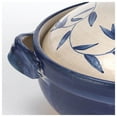 thumbnail image 3 of Japanese Donabe Clay Pot Casserole, Traditional Ceramic Family Hot Pot Cookware for Stew Soup Round Casserole, Stockpot Soup Pot for Steaming Heat-Insulating, 3 of 7