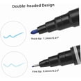thumbnail image 4 of 6Pcs Eyebrow Mapping Pens Tattoo Position Markers Fine Bold Tips Blue for Precise Microblading,blue, 4 of 9