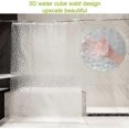 thumbnail image 4 of Mildew Proof Shower Curtain 180*180cm Semi Transparent Bath Curtain 0.18mm Thickened EVA Waterproof Washable 3D Shower Curtain, 4 of 5