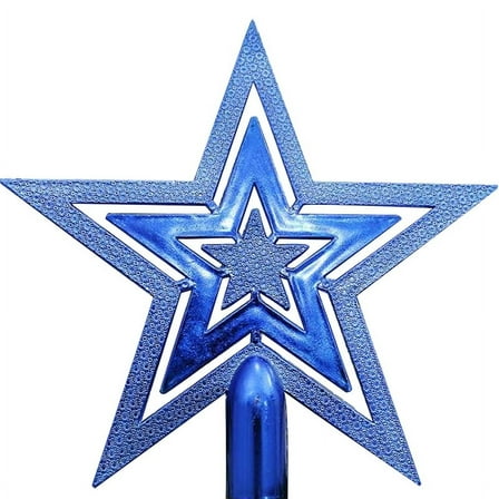 Homoyoyo star tree toppers Christmas Tree Topper Blue 1Pack