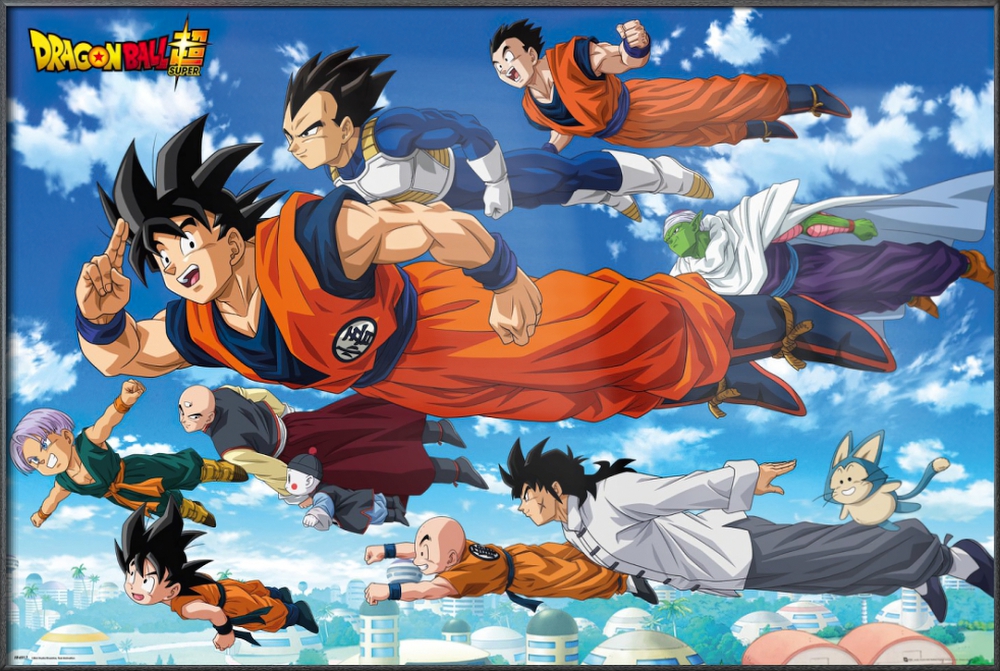  PDTXCLS HOMIEBUDS Dragonball Super - Manga TV Show Poster (Goku  Panels) (Size: 24 x 36): Posters & Prints