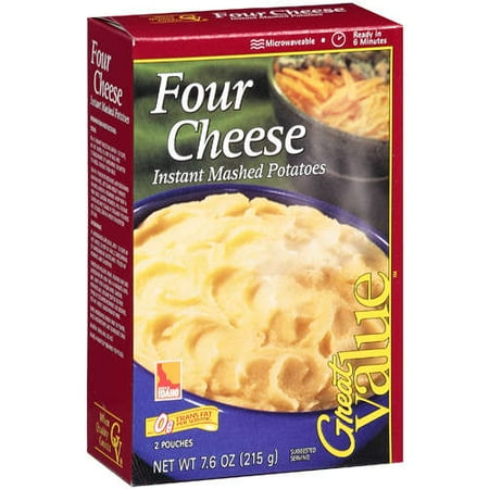 Great Value Four Cheese Mashed Potatoes