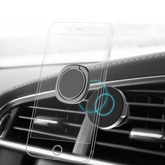 3-Pack Cell Phone Ring Holder Stand – 360° Rotation Finger Ring Grip Compatible with iPhone, Samsung & Other Smartphones by