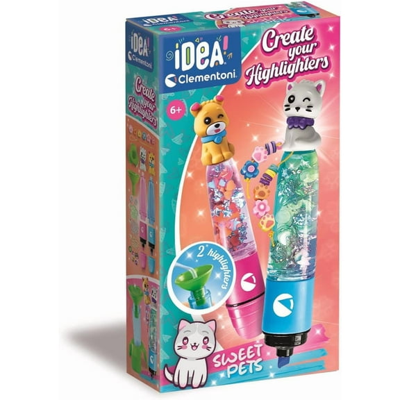 Clementoni Idea Create Your Highlighters: Sweet Pets
