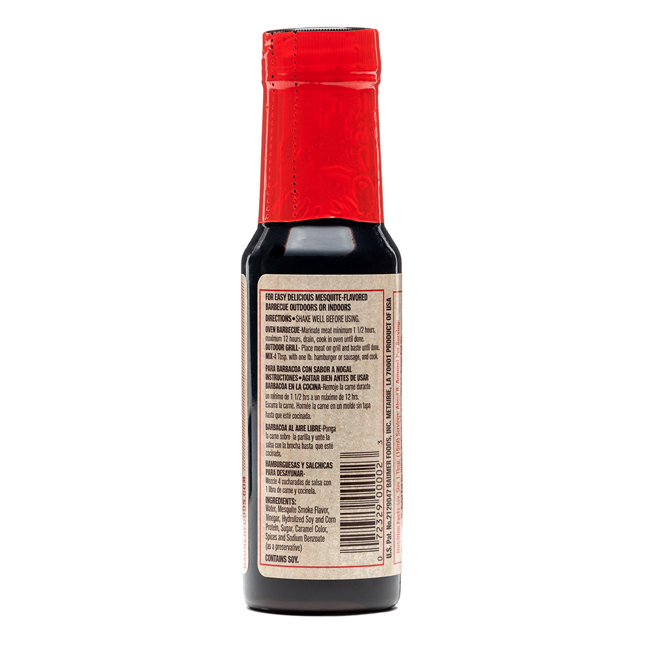 (7 pack) Figaro Mesquite Liquid Smoke & Marinade 4 fl oz, Perfect for BBQ Indoors or Outdoors