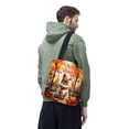 thumbnail image 3 of Happy Thanksgiving Ragdoll Give Thanks Fall Beanie Scarf Welcome All Over Print 3D Canvas Tote Bag Cat Lover Kitten Owner Gifts Idea Reusable Handbag - 00020, 3 of 5