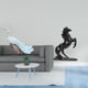 thumbnail image 2 of Escultura de caballo de , figura decorativa para jardín, artesanía, estatua, adorno para decoración del hogar, patio, paisaje, dormitorio, 2 of 8