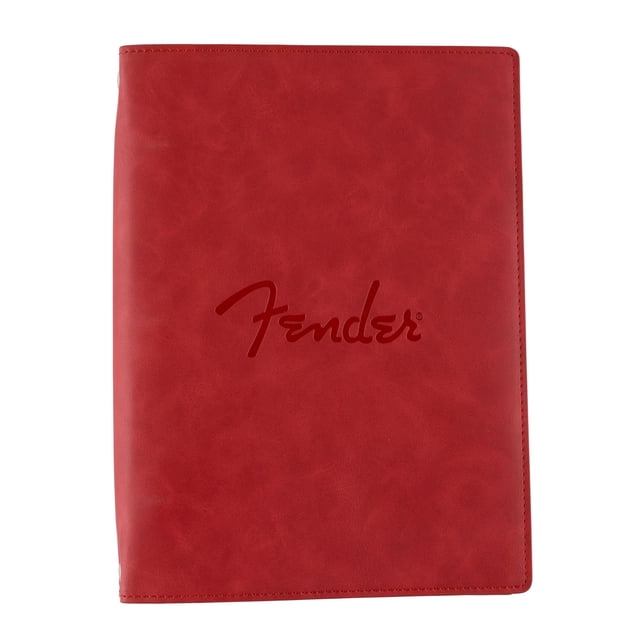 Libreta musical Fender de piel vegana Dakota Red