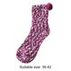 thumbnail image 3 of Calcetines lindos de la magdalena Pastel suave Calcetines de lana de coral Calcetines para dormir Regalos para amigos, 3 of 8