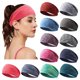 thumbnail image 3 of Banda para el cabello deportiva para yoga, banda absorbente de humedad de secado rápido que absorbe el sudor, banda para correr para hombres y mujeres, banda elástica alta de color para fitness, 3 of 6