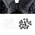 thumbnail image 2 of 10 x Craft Plastic Rectangle Tap Hooks & Clasp Sewing On Swimsuit Bra BIKINI, 2 of 17