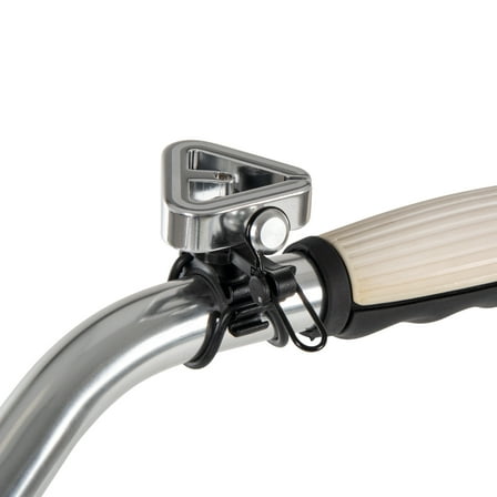 Huffy Modern Ring Bell for Bikes, Easy to Attach, Bold Sound, Durable, Gray