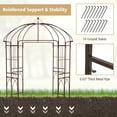 thumbnail image 4 of Gymax Birdcage Shape Garden Arbor Pergola Climbing Plants Stand Rack for Wedding Party, 4 of 10