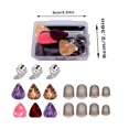 thumbnail image 2 of Guitar Slide Steel Tone Bar with Finger Picks for Lap Steel Guitar Enhanced Sound Quality Durable Accessory, 2 of 3