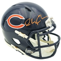 Chevy Chase Autographed Chicago Bears Blue Speed Mini Helmet Christmas Vacation Logo Beckett BAS Witness 232843