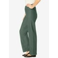 thumbnail image 3 of Woman Within Plus Size Tall Fineline Stretch Denim Wide-Leg Pull-On Jeans, 3 of 4