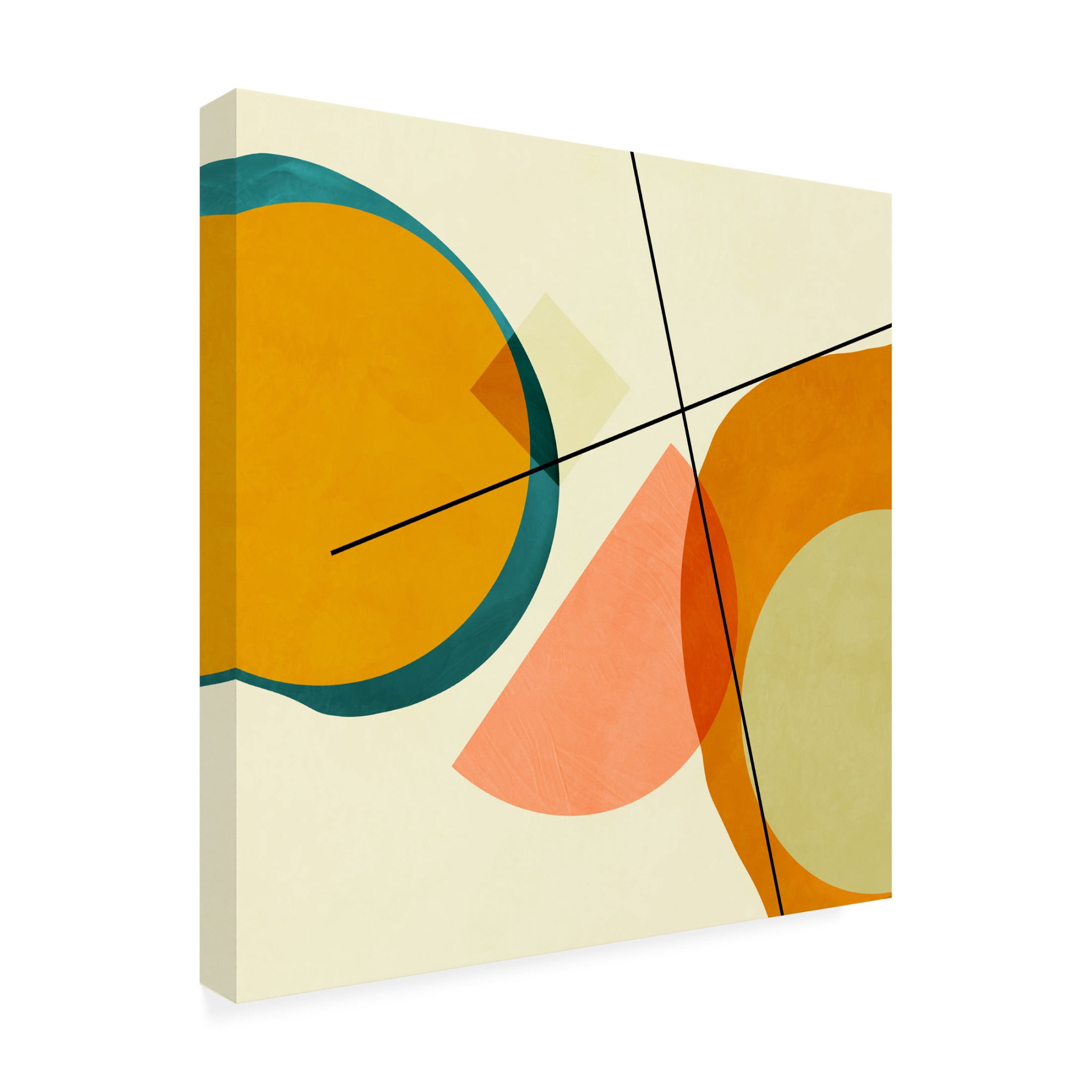 Trademark Fine Art Ana Rut Bre Mid Painted3 Canvas Wall Art