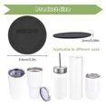 thumbnail image 2 of Rubber bottom for sublimation glass, for tight straight glass 120pcs, 2 of 5
