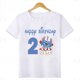 thumbnail image 3 of Camiseta de cumpleaños feliz de Lilo & Stitch de Disney para niños, ropa para niñas de 1, 2, 3, 4, 5, 6, 7, 8 y 9 años, camiseta divertida para niños, ropa para niños, 3 of 5