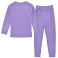 thumbnail image 2 of joogoo Light Purple Pajamas Set Long Sleeve Soft Cotton Sleepwear 2 Piece 24M, 2 of 7