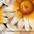 thumbnail image 3 of Little Daisy Waterproof Shower Curtain Set with Hook, Printed Design for Bathroom Decoration, 3 of 6
