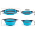 thumbnail image 4 of Colander Food Strainers, 2PCS Collapsible Colanders Vegetable Fruit Basket Kitchen Collapsible Silicone Strainer for Kitchen Accessories Gadgets Set, 4 of 7