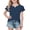Navy*back to school Shirts Girl, variant on Girls Ruffle Short Sleeve T Shirts Cute V Neck Tops Back to School Summer Blouses 5-12 Years