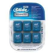Oral B Glide Advanced Multi Protection Dental Floss Clean Mint - 6 Pack