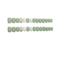 thumbnail image 1 of Juego de uñas postizas HUOGUO Jelly, 24 unidades con pegamento, 1 of 4