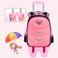 thumbnail image 4 of Sac à Dos Roulant à 2 Roues, Anti-Éclaboussures, Sac à Dos à Roulettes, Sac à Dos d'École pour Enfants, 4 of 7