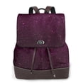 thumbnail image 1 of Fotbe Dark Purple Glitter Mochila Bolso con Estampado para Mujer, Mochila Antirrobo de Nylon Impermeable, Bolsa Ligera de Hombro, 1 of 4