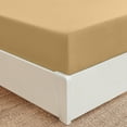thumbnail image 7 of Mellanni Fitted Sheet with up to 16 inch Deep Pocket, Soft Microfiber, 1 Piece Twin, Gold, 7 of 7
