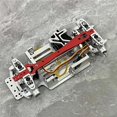 thumbnail image 3 of 2 Pieces Metal RC Auto Fixer Portable 1/28 Modified Automobile Modification Upgrading Fastener Part Accessories Replacement for Mini-Q Silver, 3 of 7
