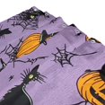 thumbnail image 3 of Yayeee Shower Curtain with Hooks 72"x72" Waterproof Fabric Bathroom Hanging Decor, Halloween Pumpkin, 3 of 5