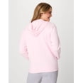 thumbnail image 3 of Hanes EcoSmart Women's Full-Zip Fleece Hoodie Pale Pink L, 3 of 6
