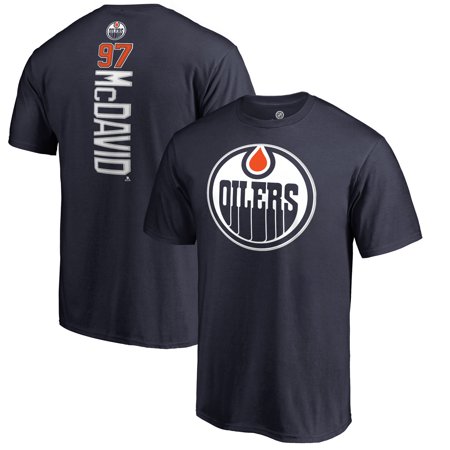 Connor McDavid Edmonton Oilers Fanatics Branded Backer Name & Number T-Shirt -