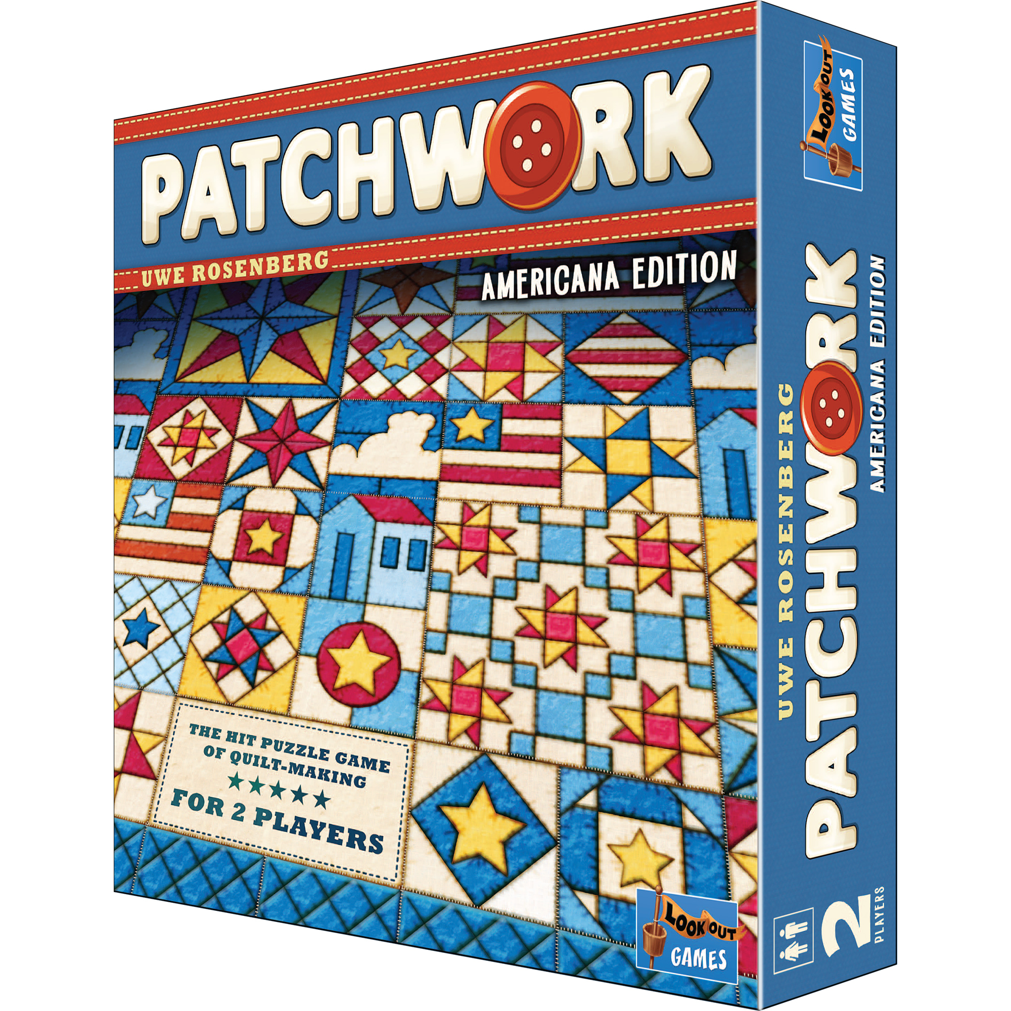 Patchwork Americana Family Board Game for Ages 8 and up, from Asmodee - image 5 of 5