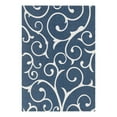 thumbnail image 3 of Unique Loom Decatur Collection Area Rug - Scroll (5' x 7' 2" Rectangle Navy Blue/Ivory), 3 of 7